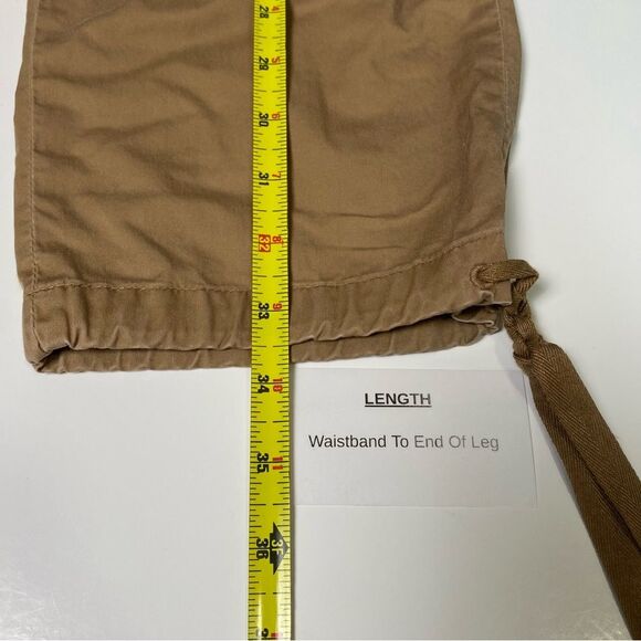 Talbots Signature Tan Chino Capri Jogger Pants Women's Size 4 - Picture 5 of 15
